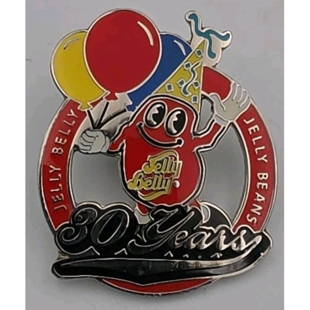 VINTAGE JELLY BELLY CANDY JELLY BEAN COLLECTIBLE PIN RARE 30 Year Anniversary
